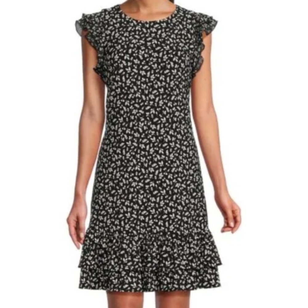 Tommy Hilfiger  - Leaf Print Mini‎ Dress